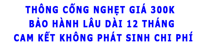 Thông cống nghẹt Minh Đức